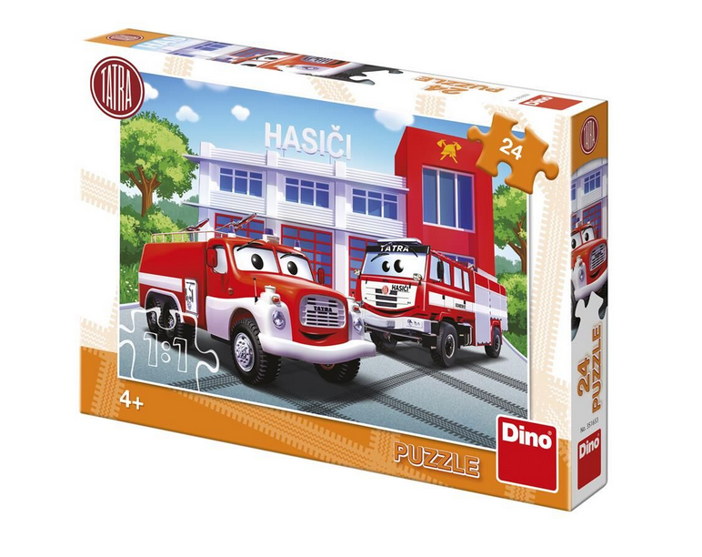 Dino Puzzle Hasiči 24 dílků