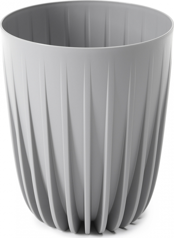 Plastový květináč Mira 250 mm, šedý