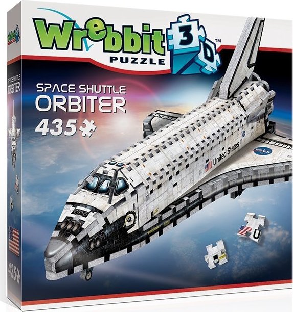 WREBBIT 3D puzzle Raketoplán Orbiter 435 dílků