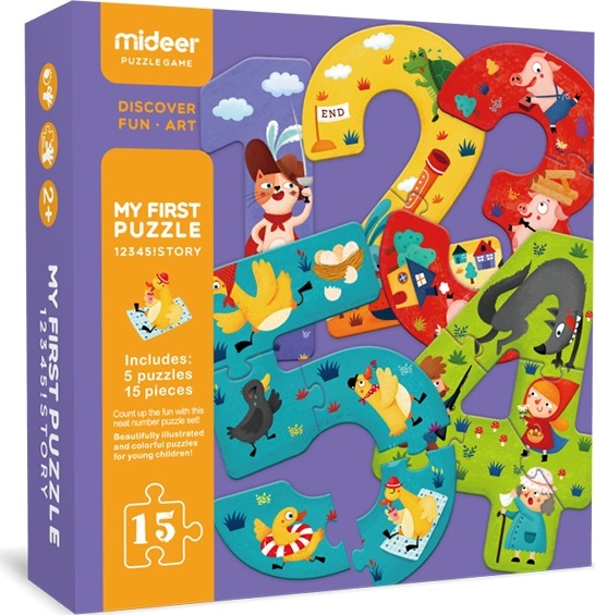 MiDeer Moje první puzzle - 12345!
