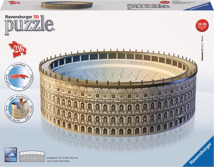 RAVENSBURGER 3D puzzle Koloseum, Řím 216 dílků