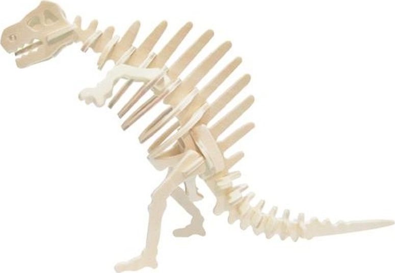 WOODEN TOY , WCK 3D puzzle Spinosaurus malý