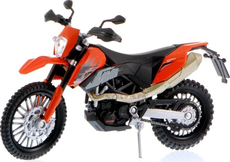 Welly - Motocykl KTM 690 Enduro model 1:18 oranžový