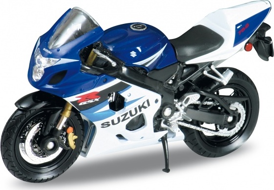 Welly - Motocykl Suzuki GSX-R750 model 1:18 modrý