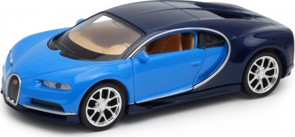 Welly - Bugatti Chiron model 1:34 modrá