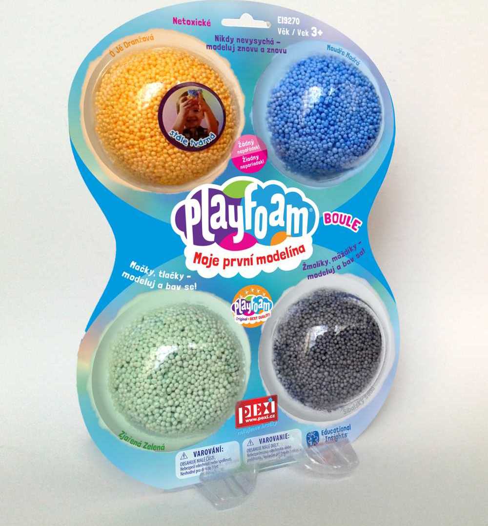 Pexi PlayFoam® Boule 4pack- B klučičí barvy