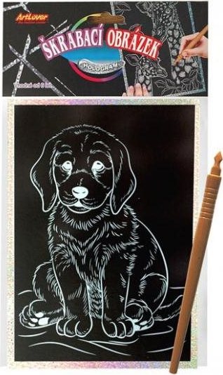 ARTLOVER Holografický škrabací obrázek - Pes