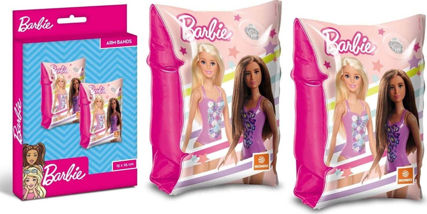 Rukávky nafukovací MONDO BARBIE růžová