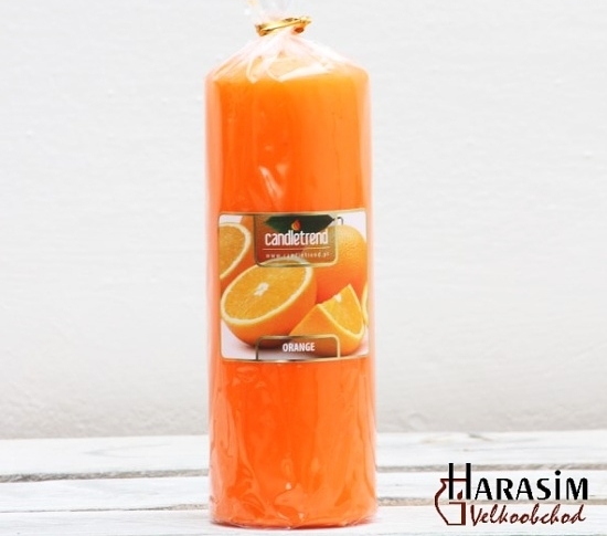 Svíčka válec Orange 16,5 cm