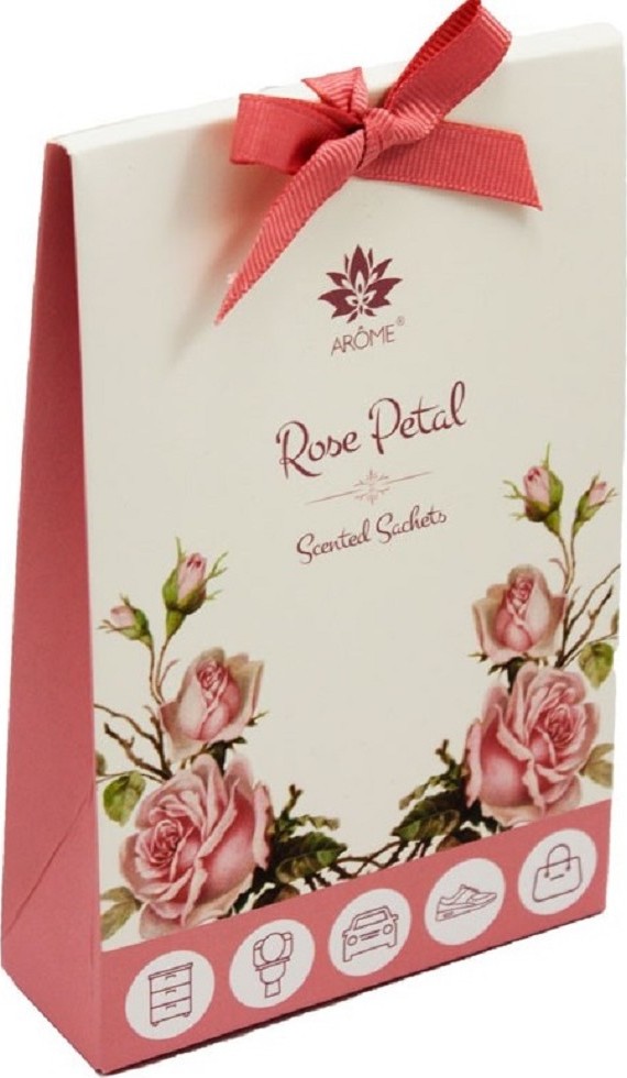 ARÔME Sáčky vonné, 3 ks v balení, Rose Petal