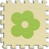 Pěnové BABY puzzle Kytičky 1 díl (béžový)