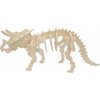 WOODEN TOY , WCK 3D puzzle Triceratops malý