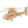 WOODEN TOY , WCK 3D puzzle Bojový vrtulník