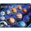 RAVENSBURGER Puzzleball sada Sluneční soustava 522 dílků