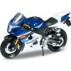 Welly - Motocykl Suzuki GSX-R750 model 1:18 modrý