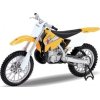 Welly - Motocykl Suzuki RM250 model 1:18 žlutý