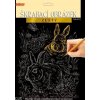 ARTLOVER Škrabací obrázek (zlatý) - Králíčci