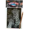 ARTLOVER Holografický škrabací obrázek - Žirafy