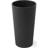 Plastový květináč Lilia Jumper 570 mm, černý