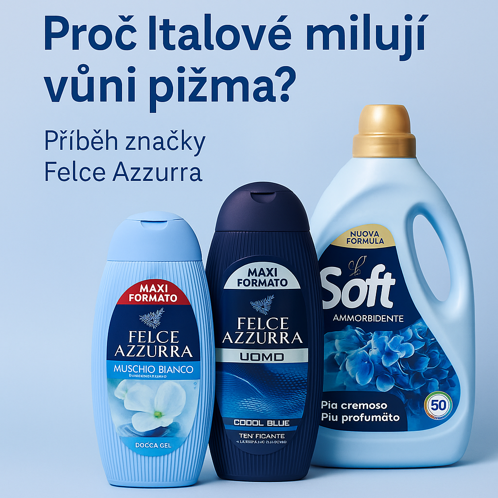 Proč Italové milují vůni pižma: příběh značky Felce Azzurra