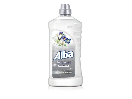 alba pavimenti iris e fiori bianchi f