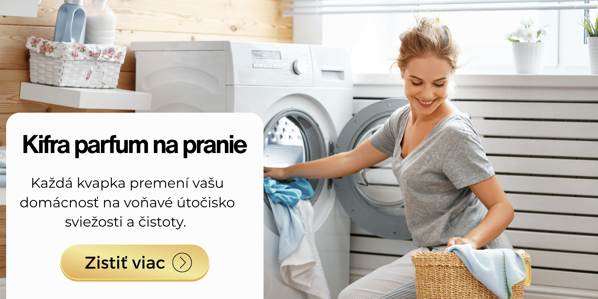 Kifra parfumy na pranie-prevoňané dni, jemná starostlivosť