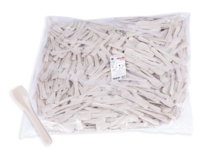 11225 lyzicka na zmrzlinu 9 5cm 1kg znovu pouzitelna reusable hneda seda
