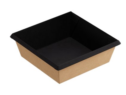 9830 miska na jedlo 550ml cierna 130 110x130 110x45mm 50ks