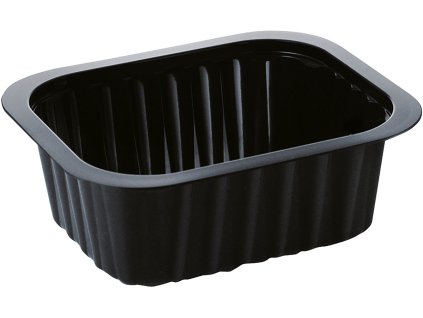 6891 miska na jedlo df tray pp 470ml cierna 1 dielna dm1 138x114x53mm 300ks