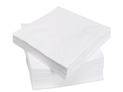 3288 obrusky 1 vrstve 24x24cm biele 500ks