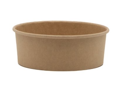 Salatschüssel aus Kraftpapier 500-1300 ml (50 Stück) (Volumen 1000 ml)