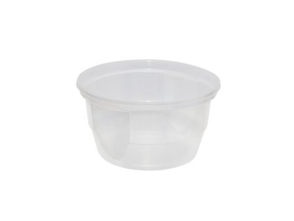 Plastikschüssel aus PP für Suppe 350/500 ml (50 Stück) (Volumen 500ml transparent)