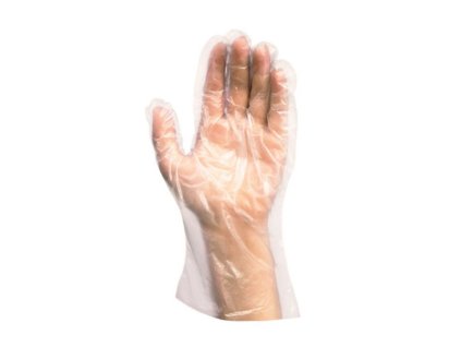 2211 rukavice jednorazove hdpe blokovane l 100ks