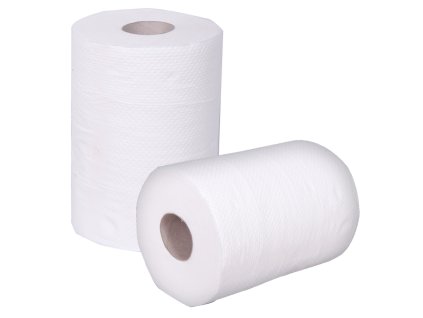 4158 utierky papierove midi 2vr biele 12 ks
