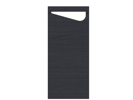 8394 vrecko na pribor s obruskom cierne sacchetto black 190x85mm 100ks