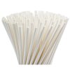 Papiertrinkhalme 8x200mm (100 Stück) (Farbe-2 Papiertrinkhalme schwarz 20cm Ø 8mm (100Stk))