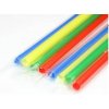 JUMBO-Trinkhalme 8 x 255 mm wiederverwendbar verschiedene Farben 150 Stk (Variante Jumbo Stroh gelbgrün)