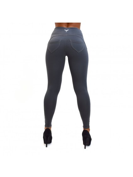 Zateplené legíny Grey warm pants Yastraby