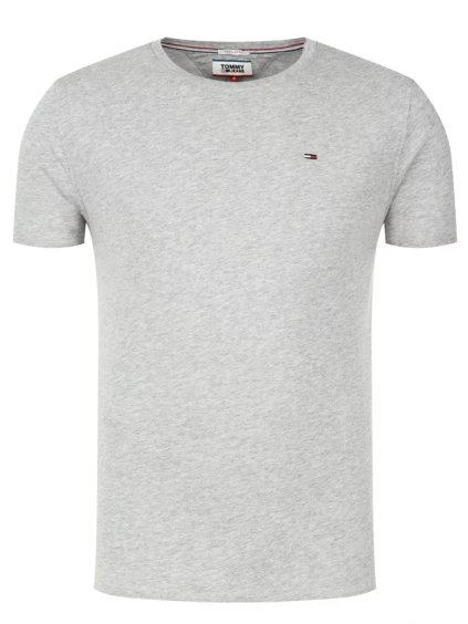 Pánské regular fit Tommy Jeans tričko sivé