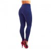 Zateplené legíny double push up modré