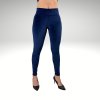 Legíny Push up Dark Blue Velur Yastraby