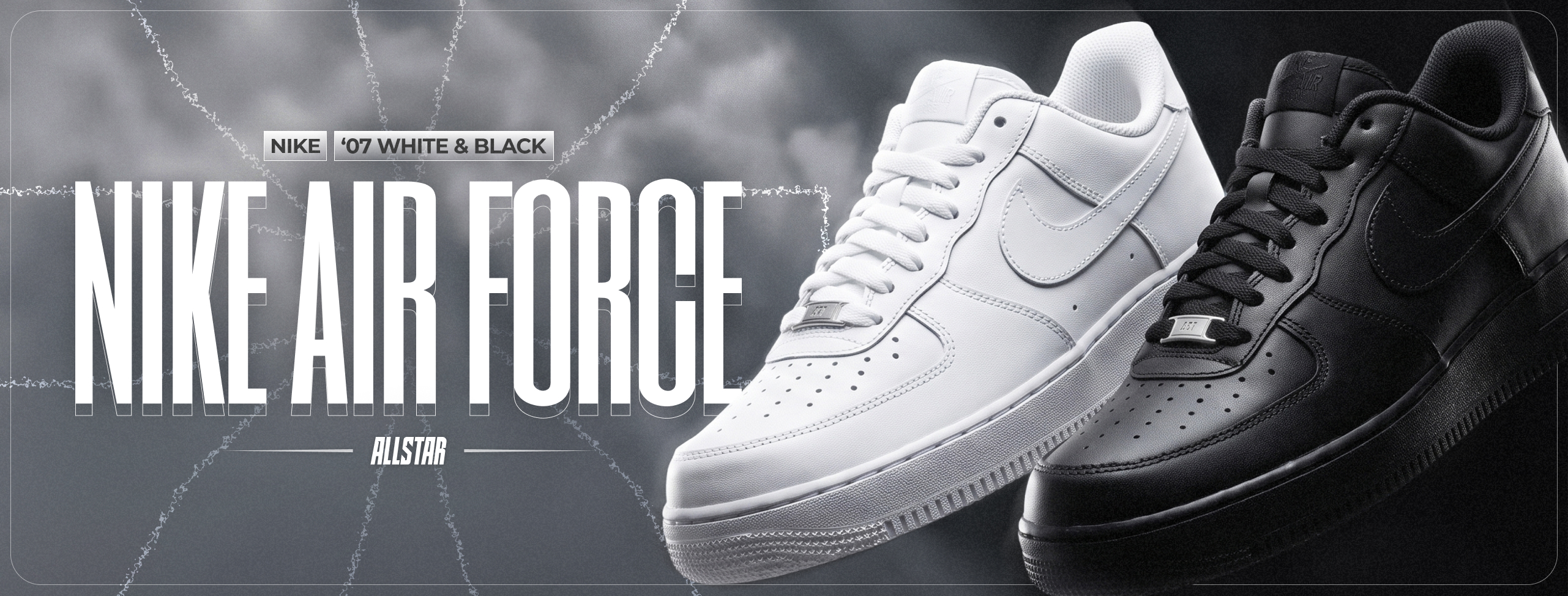 Nike Air Force Black White