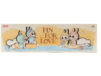 Pop Mart Labubu The Monsters Pin for Love Series Vinyl Plush Pendant (A M) Sealed Case (14 Blind Box) 1