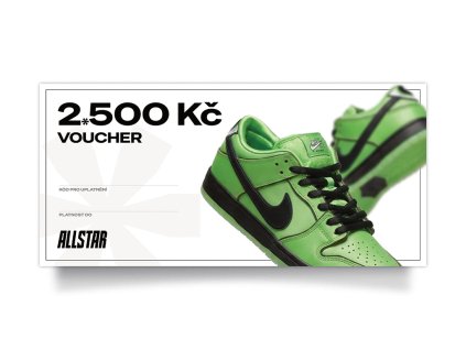 Dárkový voucher - 2 500 Kč