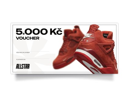 Dárkový voucher - 5 000 Kč