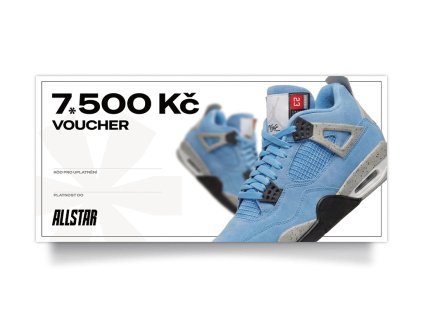 Dárkový voucher - 7 500 Kč