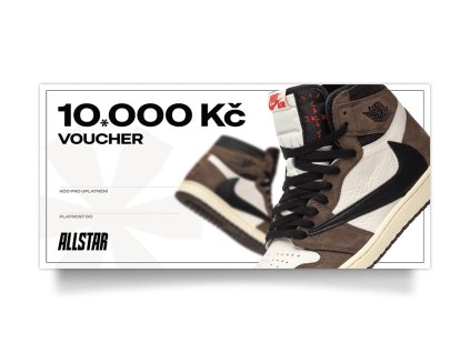 Dárkový voucher - 10 000 Kč