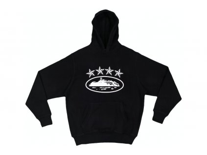 Corteiz 4Starz Alcatraz Hoodie Black