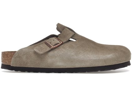 Birkenstock Boston Soft Footbed Suede Taupe 1