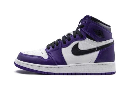 Jordan 1 Retro High Court Purple White (GS) 1